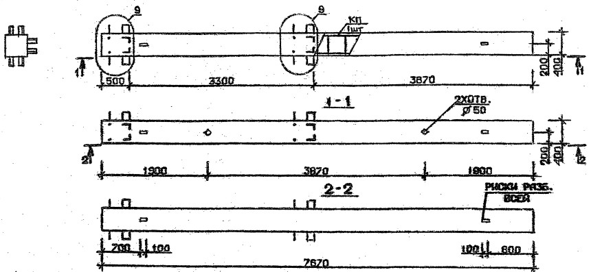 Колонна 3КБ 33.77-3-с Серия 1.020.1-2с/89