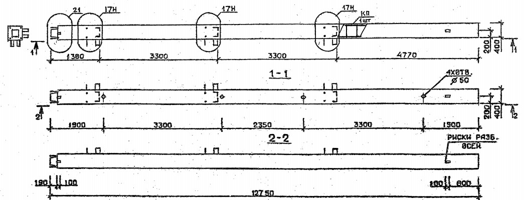 Колонна 5КН 33.128-3-сн Серия 1.020.1-2с/89